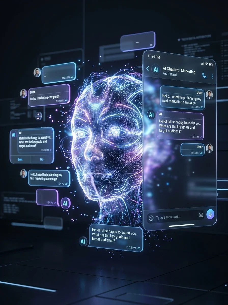 Chatbots Inteligentes e Integración de IA Generativa